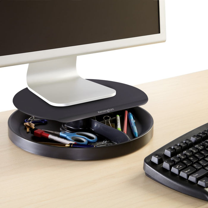 BASE PARA MONITOR SMARTFIT® SPIN2® NEGRA, PANTALLAS HASTA 24"