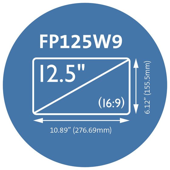 Filtro de Privacidad para Notebook 12,5" (16:9)