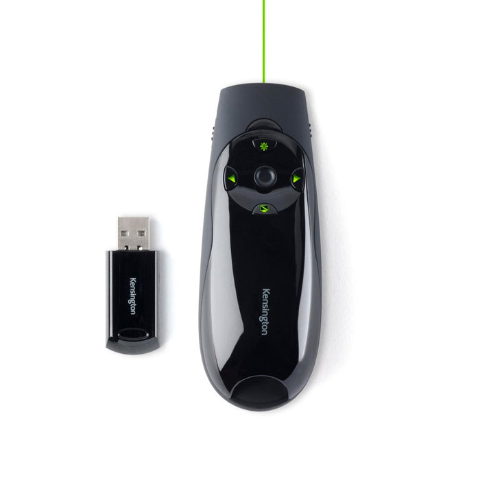 Presentador Inalambrico Expert Laser Verde Pro 2.4Ghz 50 mts