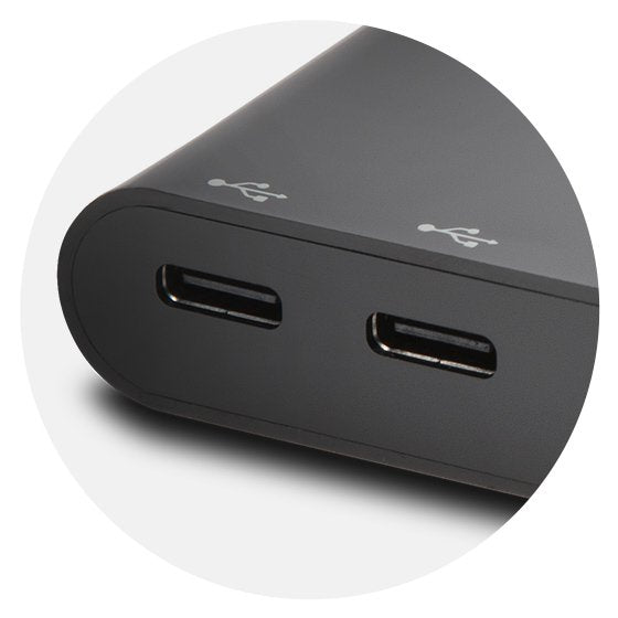 PocketHub® CH1000 USB-C con 2 puertos USB-A 3.0 y 2 puertos USB-C K39124WW