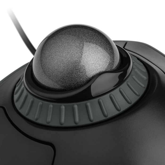Trackball Mouse Orbit con cable bola Plateada Kensington